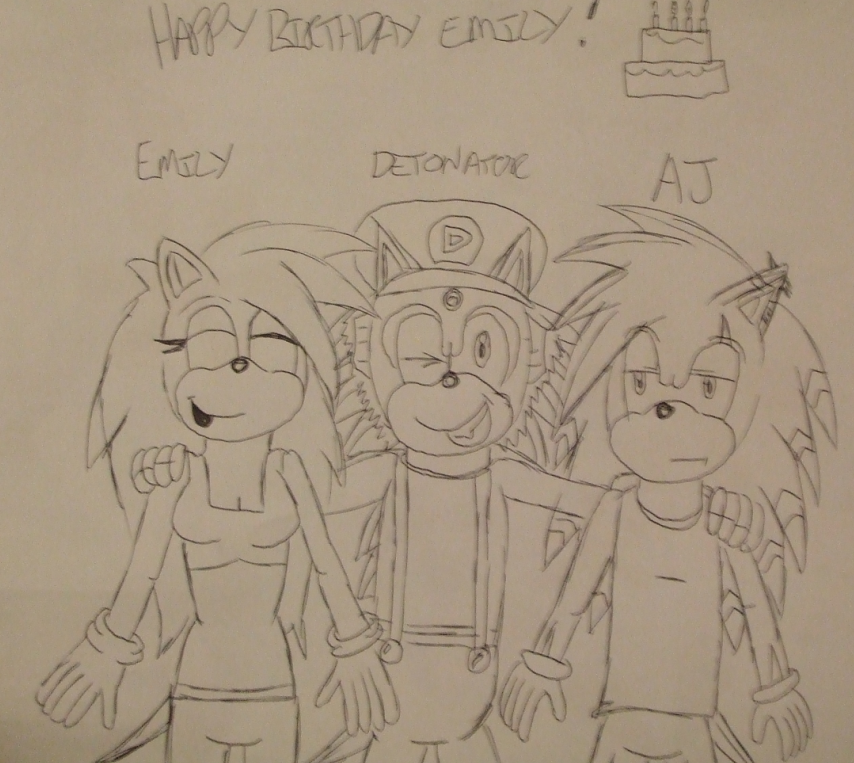 Emilythehedgie birthday picture - the epic pals