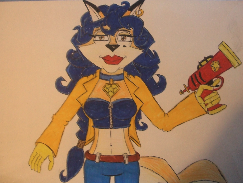 attempt at carmelita fox from sly cooper 1 + 2 + 3