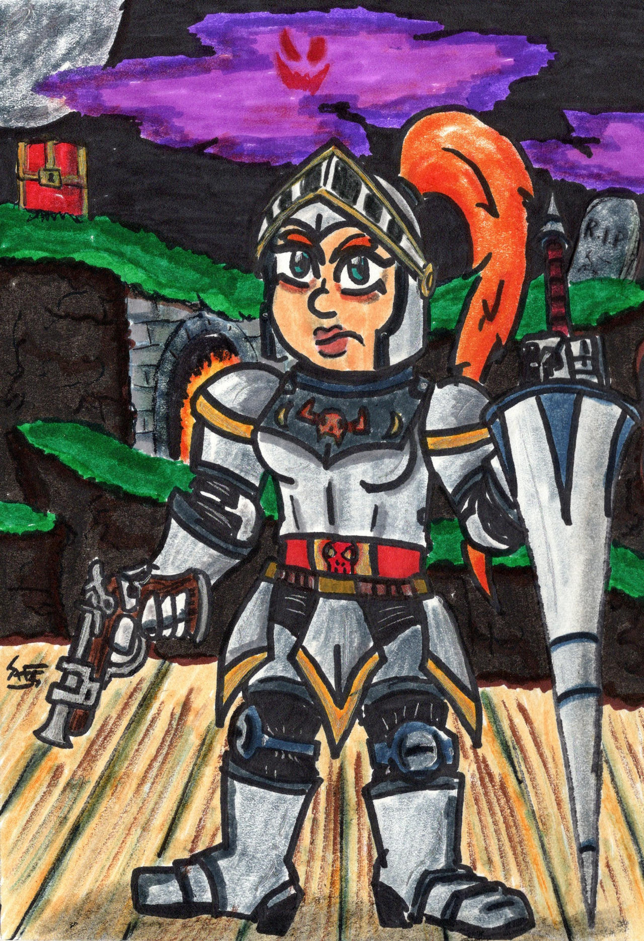 Devianart R63 Dame Arietta - Ghosts n Goblins R63 FAN ART by spyaroundhere35 on ...