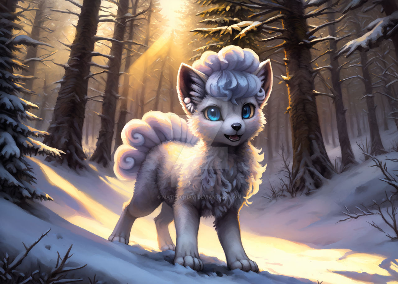 Alolan Vulpix by MathSchiavi on DeviantArt