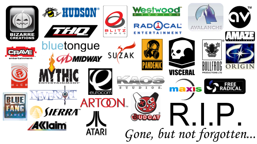 Defunct Game Companies