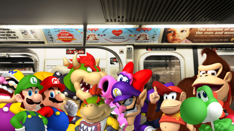 Mario Characters On The Subway by KingBilly97 on DeviantArt