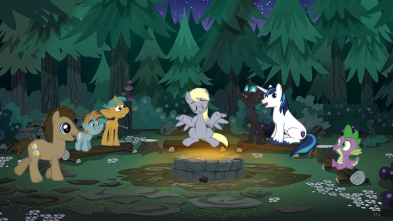 Derpy's Campfire Meeting