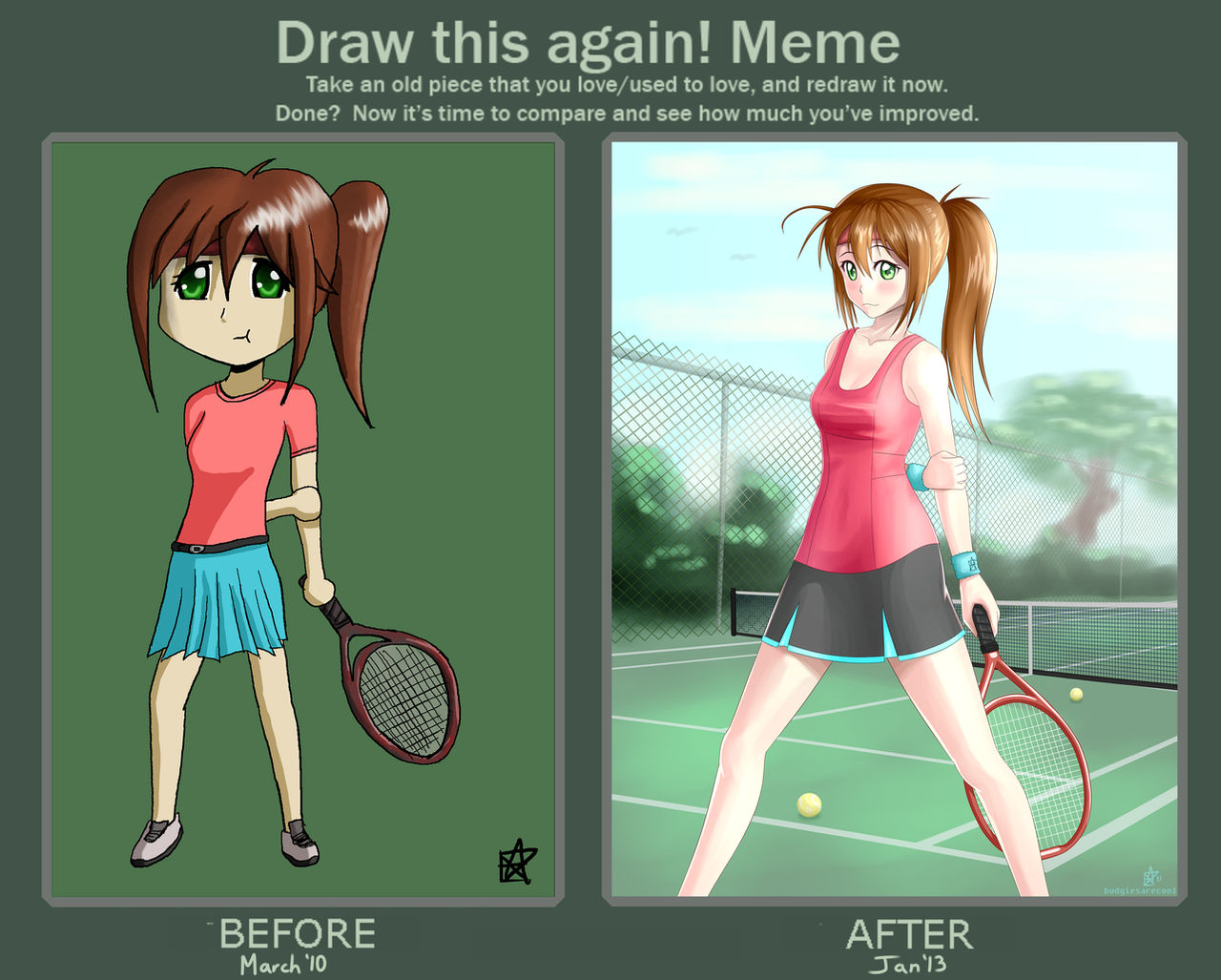 Drawn Again 6 (Tennis Girl)