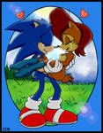 Sonic and Sally in Love by CCN-Sally-Acorn