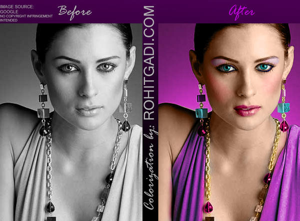 Colorization in Photoshop by bluedome on DeviantArt