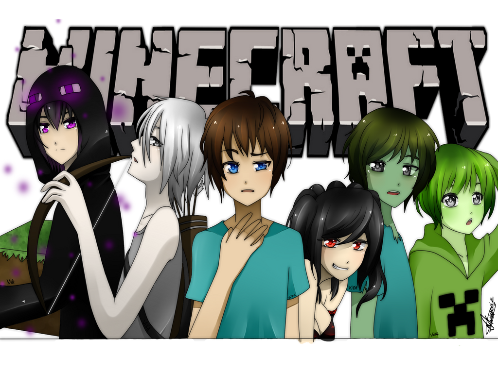 MINECRAFT Anime Ver. by Vika01 on DeviantArt