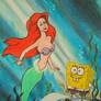 Ariel meets Spongebob SquarePants