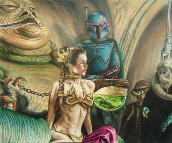 Princess Leia in Jabba's Palace by JeremyOsborne on DeviantArt.
