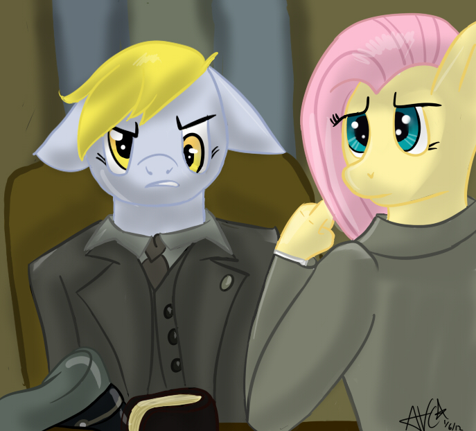 The Meeting ( a FlutterCommunist Request) Shaded