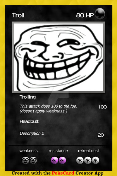 Troll Reverse Card Troll card by LucarioFreeman1 on DeviantArt