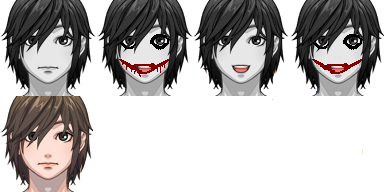 Jeff the Killer, from Creepypasta Life, a roleplay on RPG