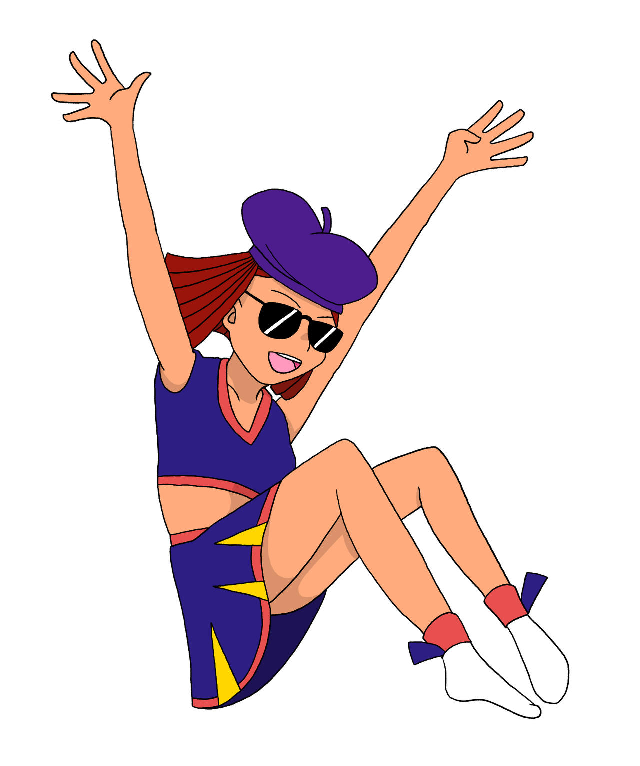 2022-04-03 Judy Funnie Happily Jumping by lunarfox272 on DeviantArt