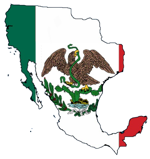 Flag Map of Mexico (1823-1836) by RepublicOfNiger on DeviantArt