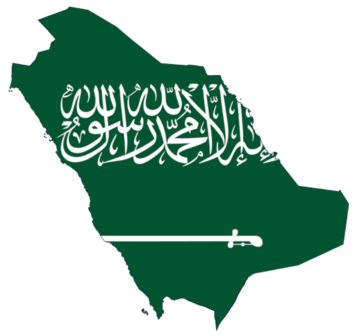 Flag Map of Saudi Arabia (1991-2000) by RepublicOfNiger on DeviantArt