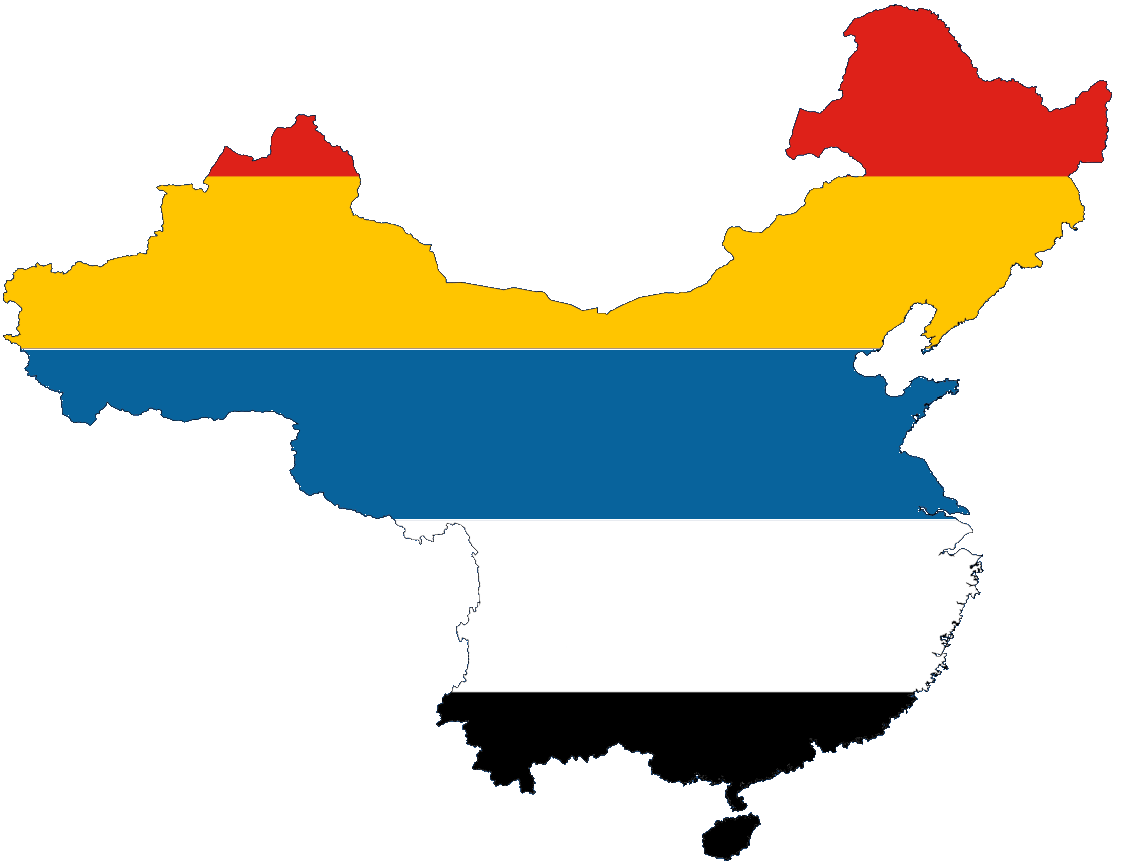 Flag Map of the Republic of China (1912-1916) by RepublicOfNiger on ...