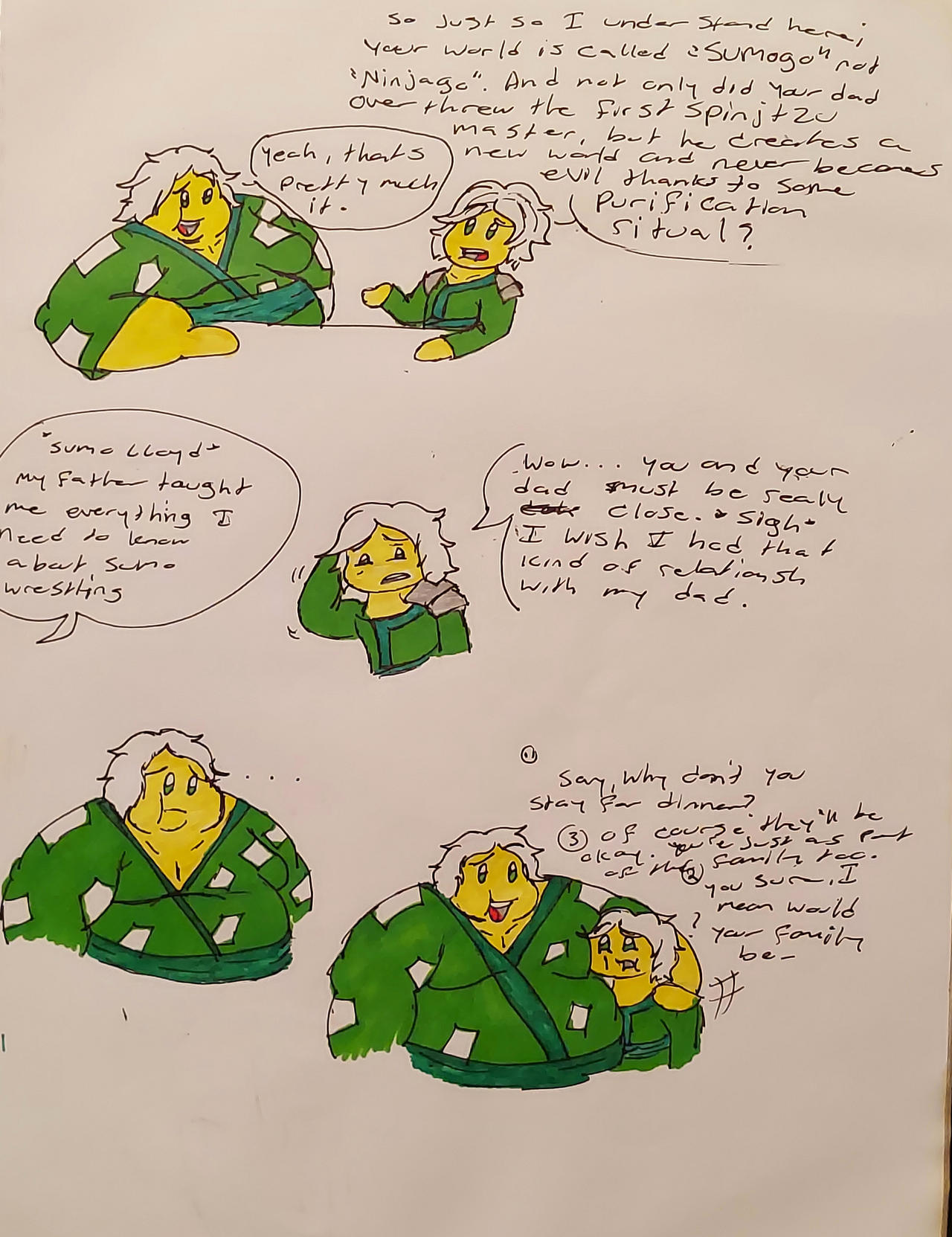 Sumo Lloyd meets Ninja Lloyd