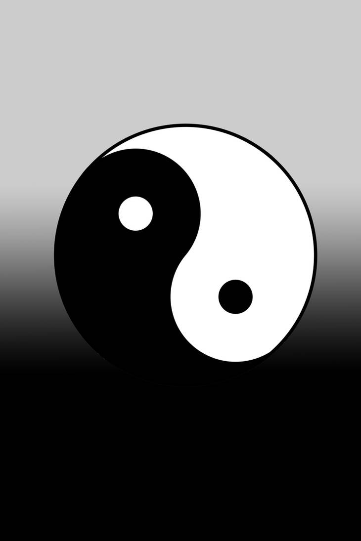 Yinyang Iphone Wallpaper By Xevewi On Deviantart