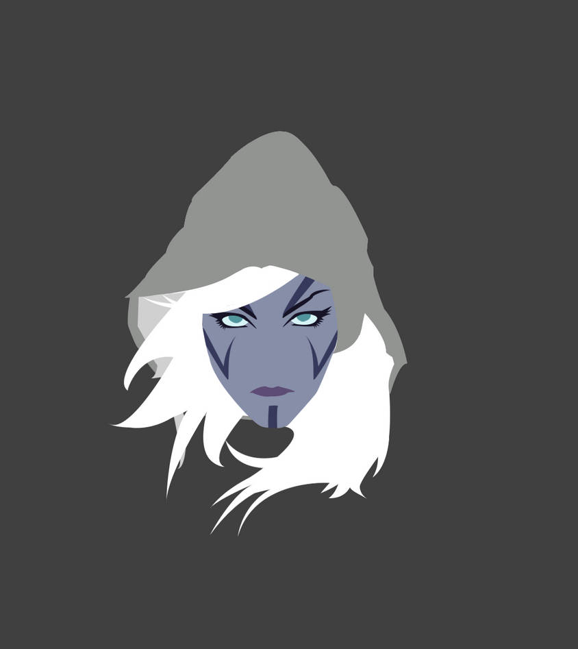Minimalist Drow Ranger - DOTA 2 by Wakigawa on DeviantArt