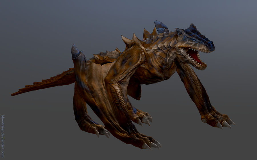 Tigrex zbrush sculpt by bloodrizer on DeviantArt