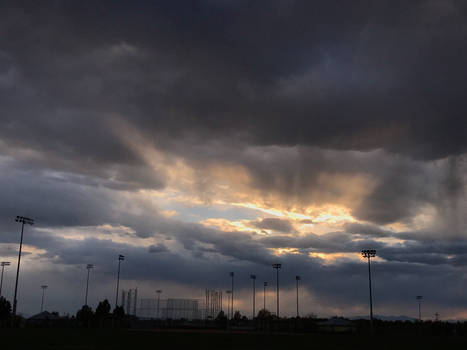 Break in the clouds