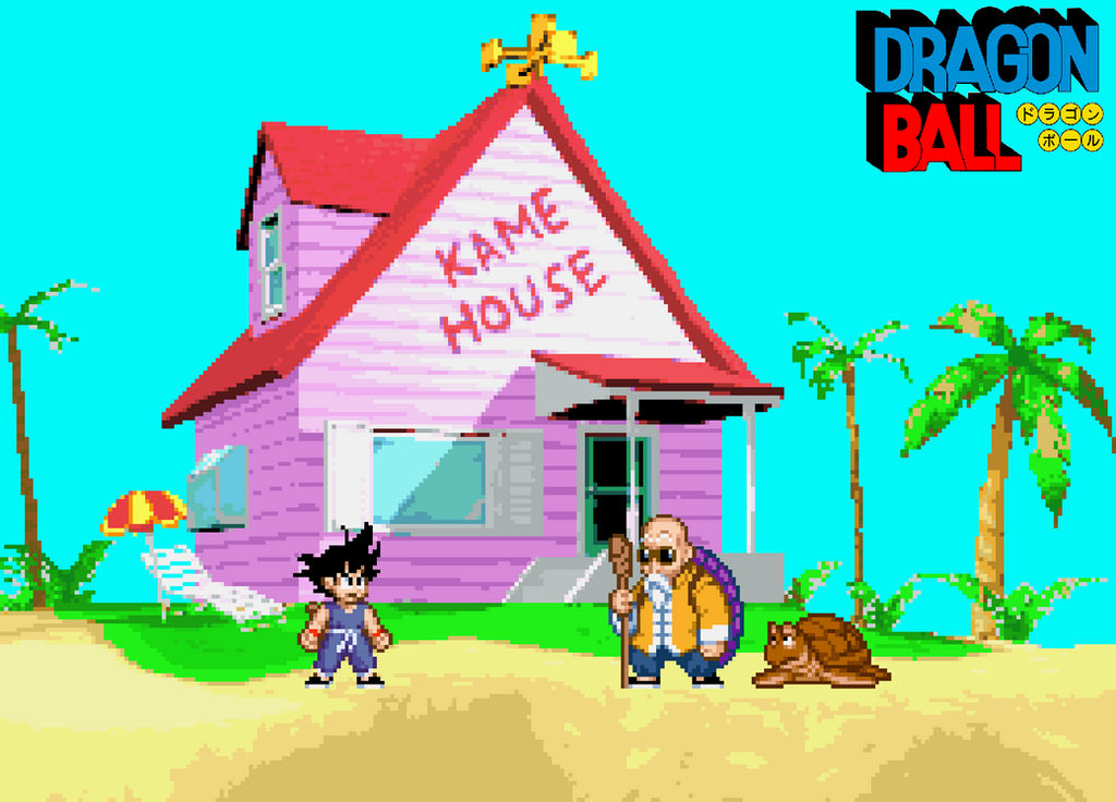 SUPER Casa do Kame: Abertura de Dragon Ball Z versão 8-bit