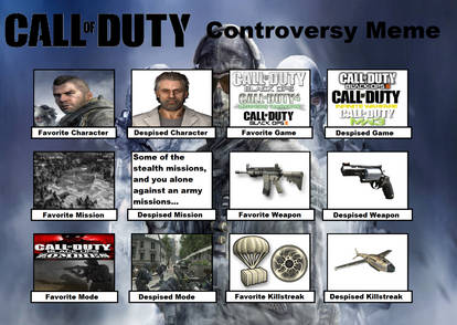 My Call of Duty Controversy Meme