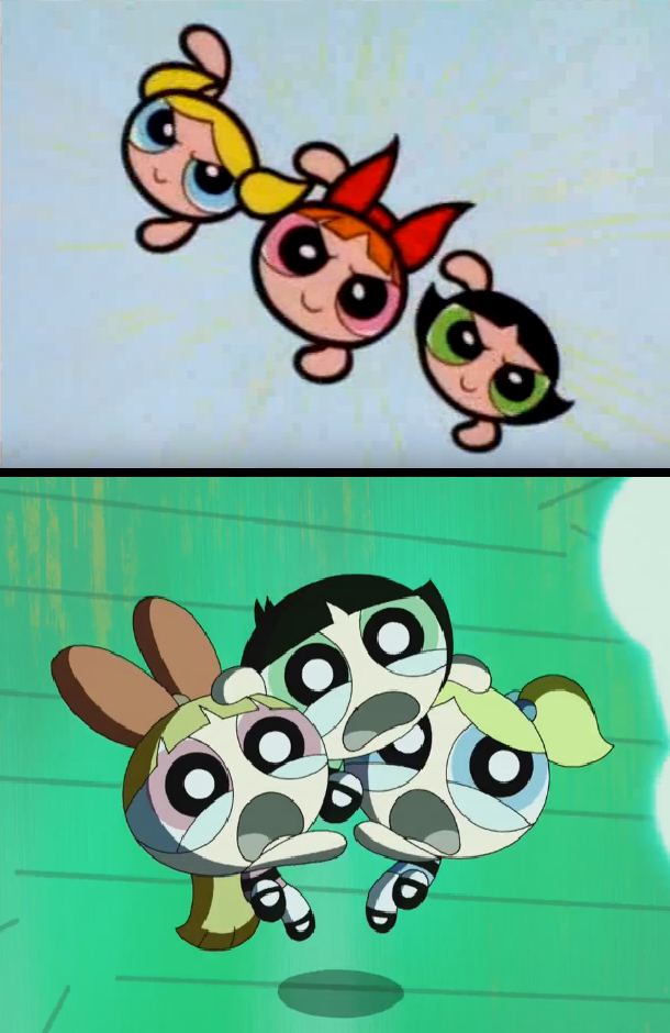 Powerpuff Girls Fighting Against The Ppg 16 By Beewinter55 On Deviantart