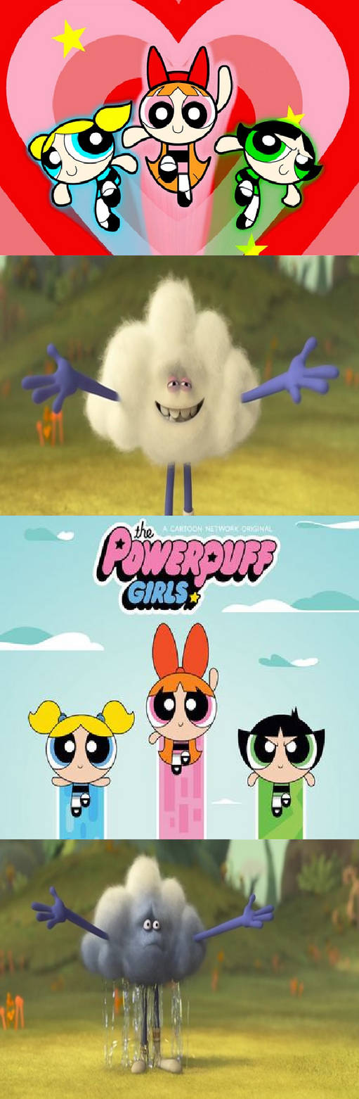Could Guy's reaction Of The Powerpuff Girls by BeeWinter55 on DeviantArt