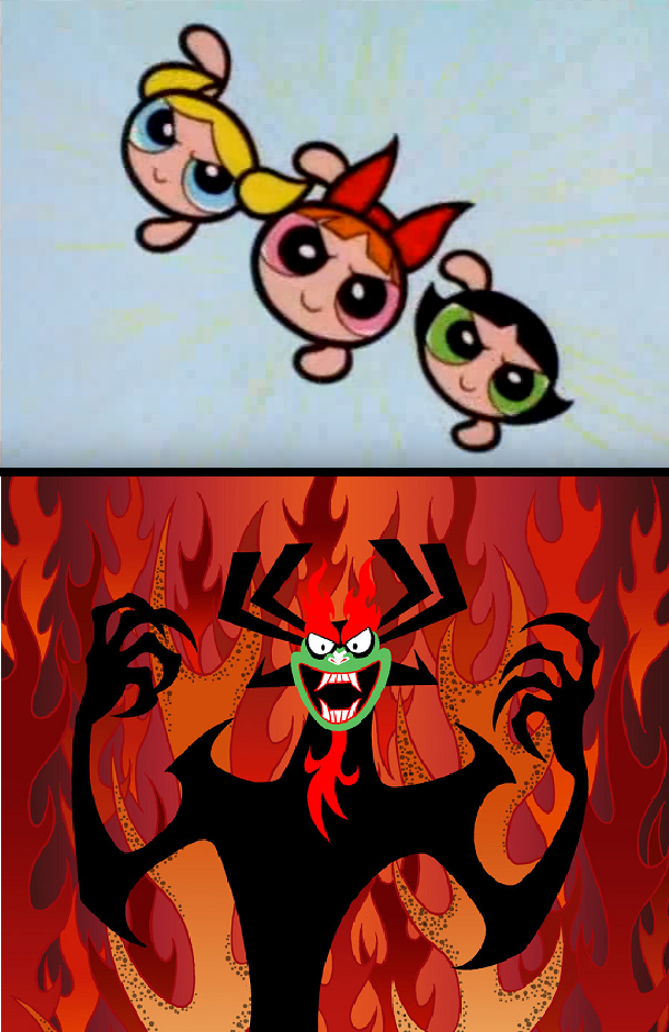 Powerpuff Girls Fighting Against Aku By Beewinter55 On Deviantart Powerpuff Girls Fighting Against Aku By Beewinter55 On Deviantart
