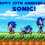 27th Anniversary of Sonic the hedgehog