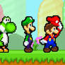 Mario team meets Lilac