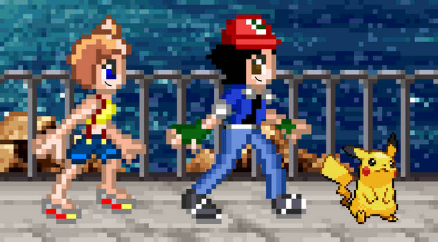 Pokeshipping Week 2018 Day 3: Taking a stroll