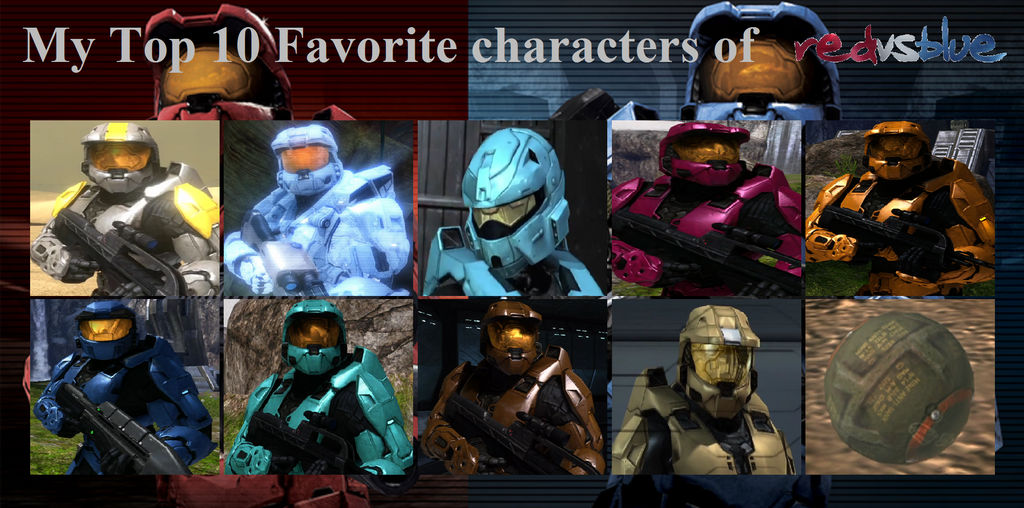 All Meta Suits Rvb Top 10 Favorite RvB characters by BeeWinter55 on DeviantArt