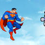 Superman vs Super Glitchy