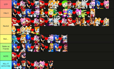 Sonic Ships Tier List