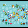Super Mario 3D World sticker gallery
