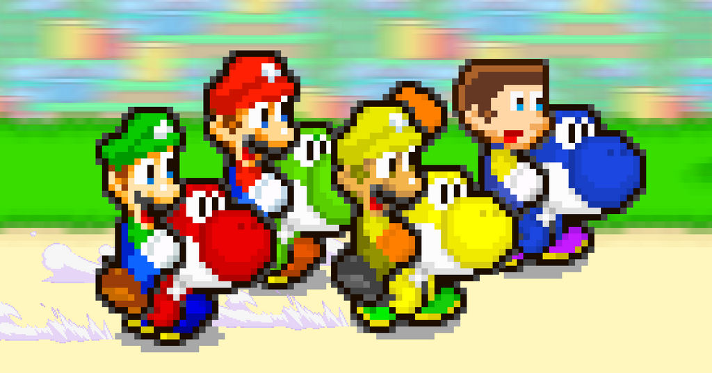 Yoshi Race by BeeWinter55 on DeviantArt