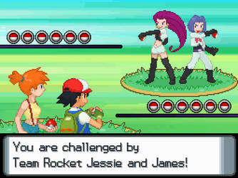 Pokeshipping: Tag Team Pokemon Battle