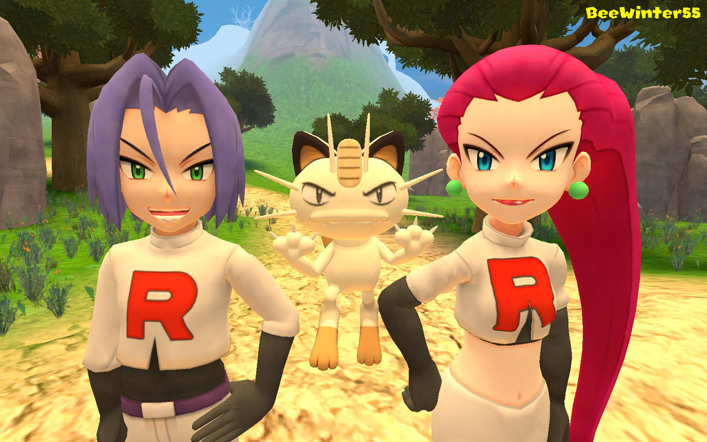 Team Rocket Trio by BeeWinter55 on DeviantArt