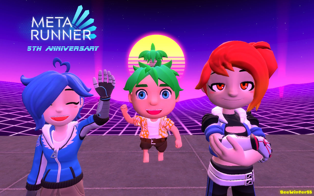 Meta Runner Drawings Meta Runner 5th Anniversary by BeeWinter55 on DeviantArt