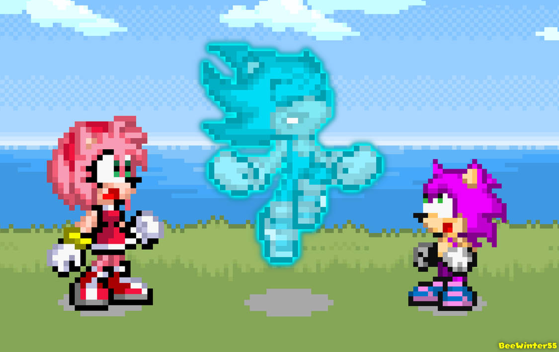 Sonic going Super Sonic Cyber by BeeWinter55 on DeviantArt