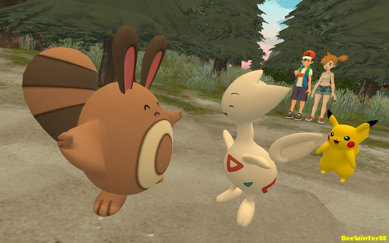 Sentret Cosplay Togetic meeting a Sentret by BeeWinter55 on DeviantArt