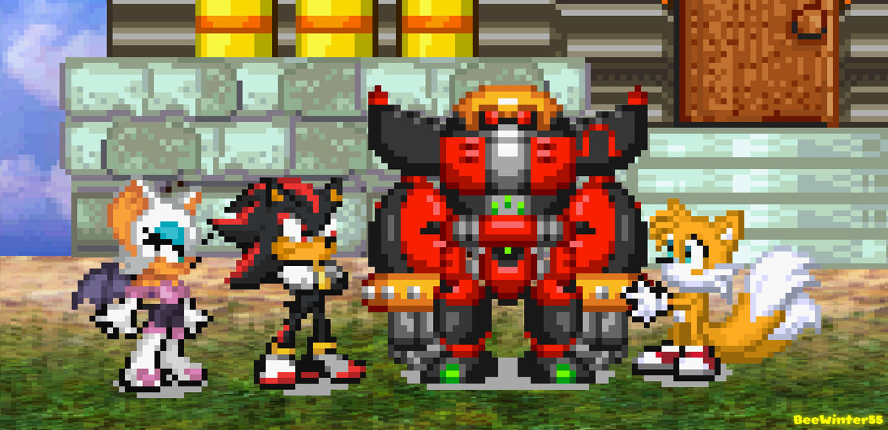 Tails Ripped Tails fixing Omega by BeeWinter55 on DeviantArt