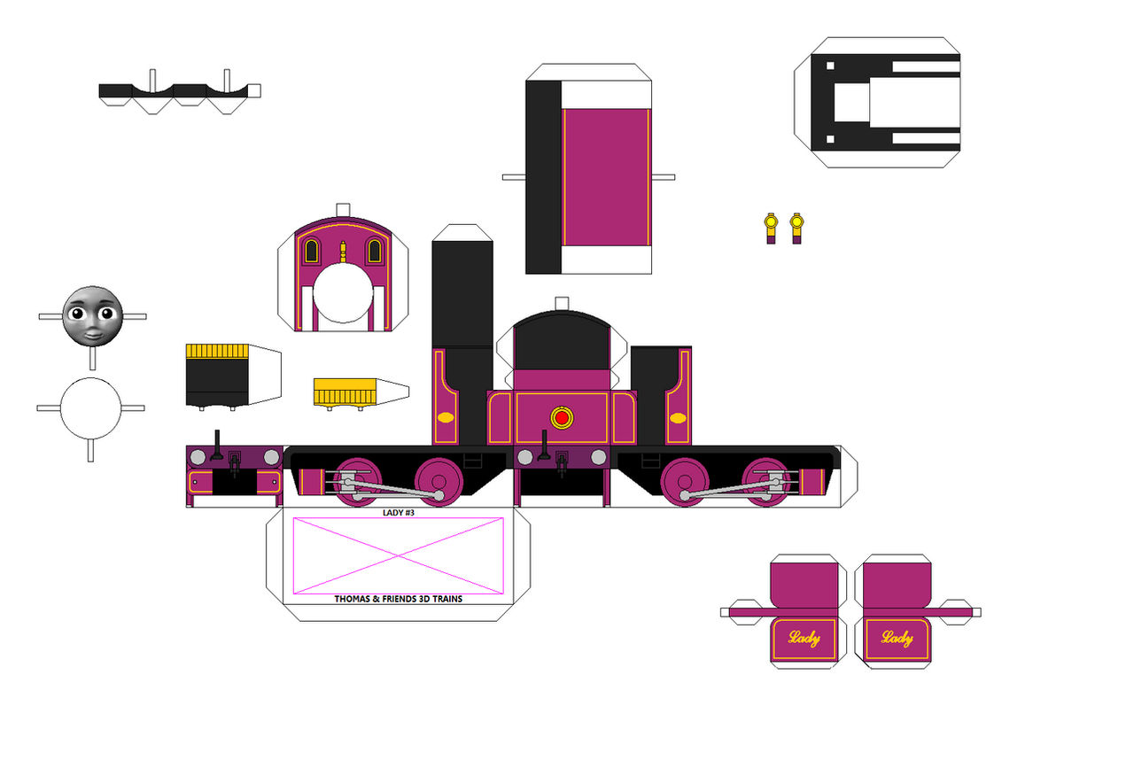 TAF 3D RWS Lady The Magical Engine by StreamlinedFan on DeviantArt