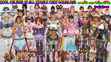 MMD - Soul Calibur 3 FEMALES DL