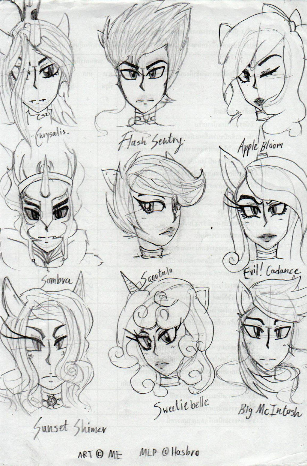 MLP : human form 3 by Slappymarryellen on DeviantArt