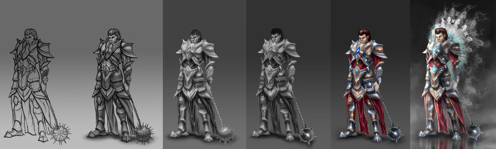 Male Knight Process. by Bolziniori on DeviantArt