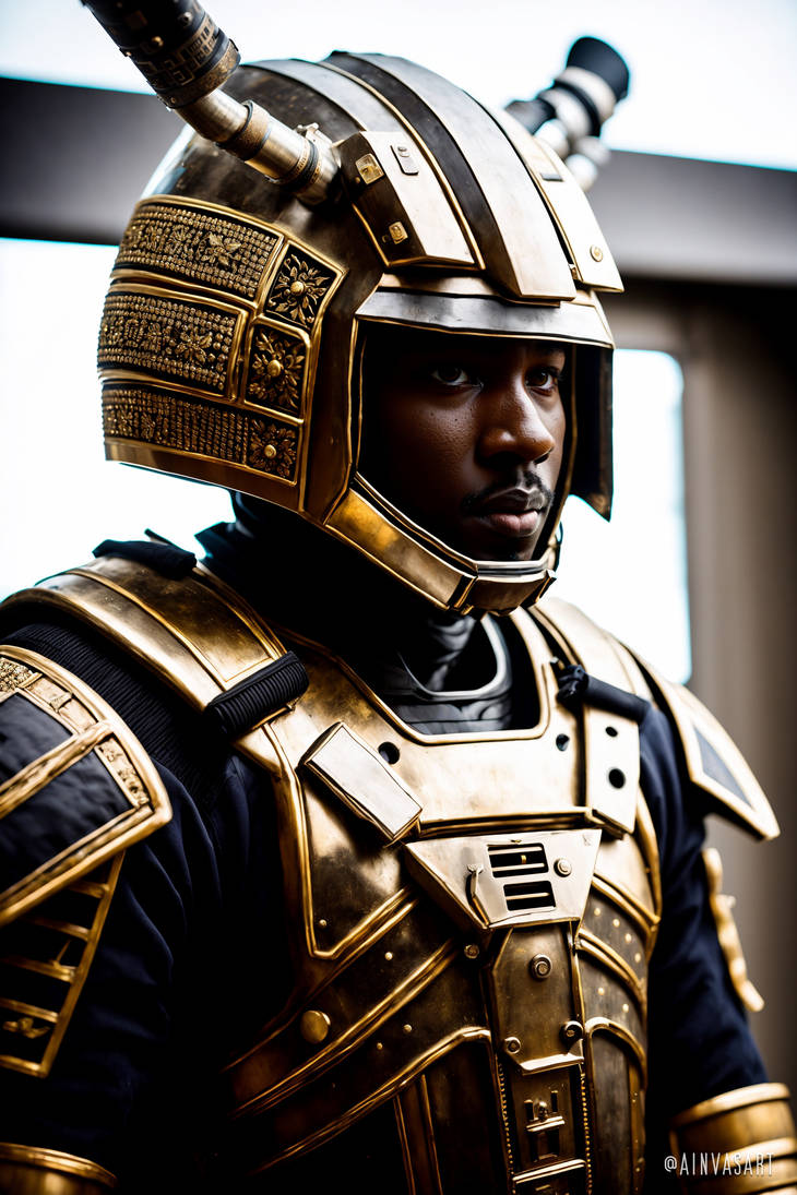 Space samurai - Photorealistic AI by AinvasArt on DeviantArt