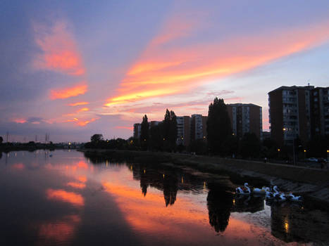 The sky above Nagyvarad